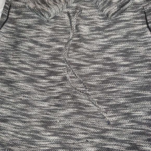 Merona Cotton Blend Heather Gray Drawstring Waist Dress Size Small - Picture 7 of 8